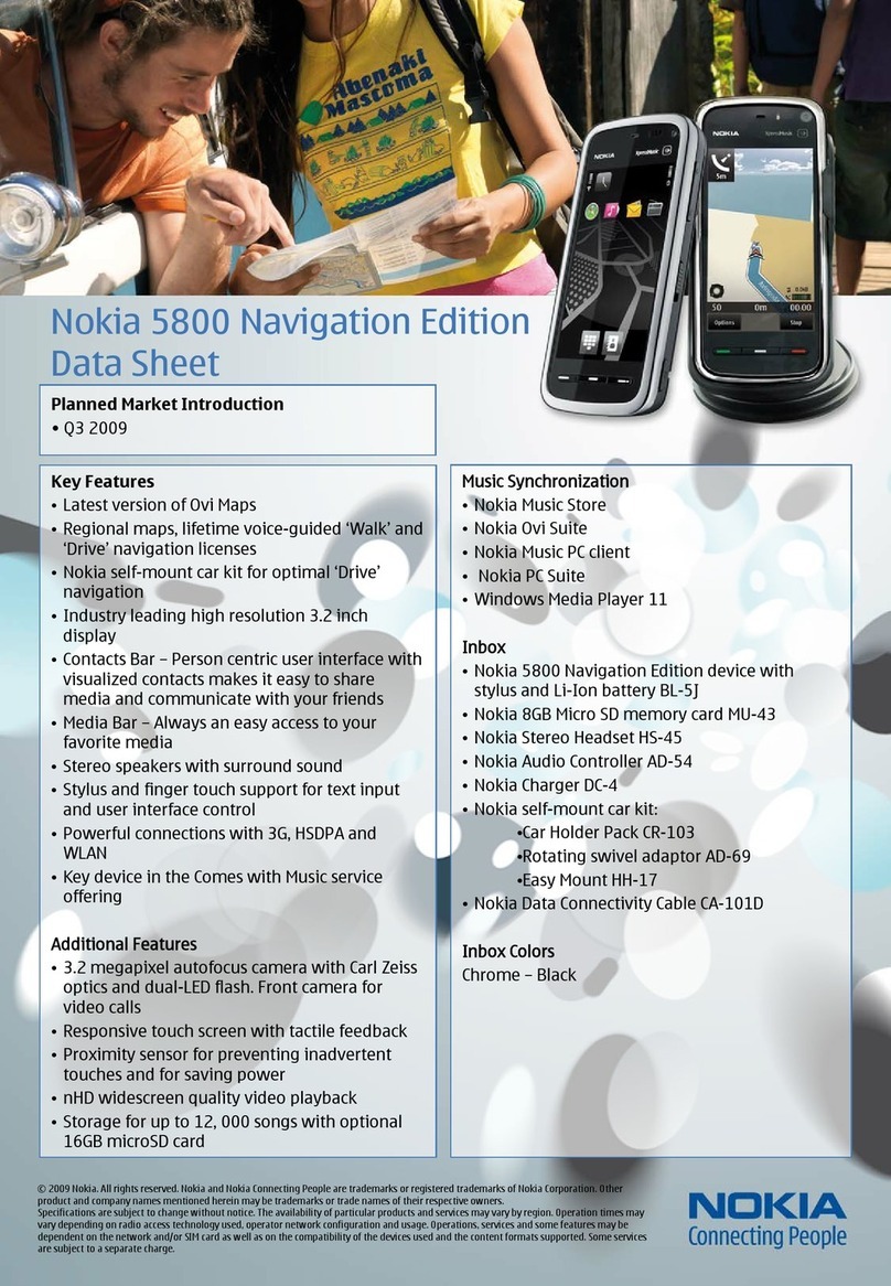 Nokia 5800 - XpressMusic Smartphone - WCDMA Manuel utilisateur