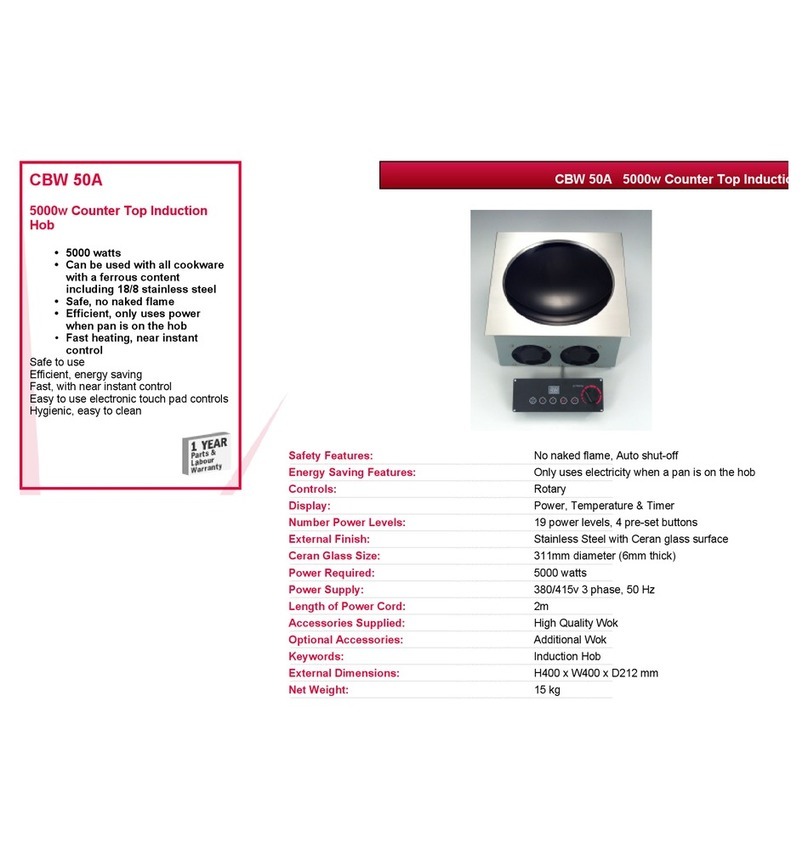 VALERA CBW 50A Manuel utilisateur