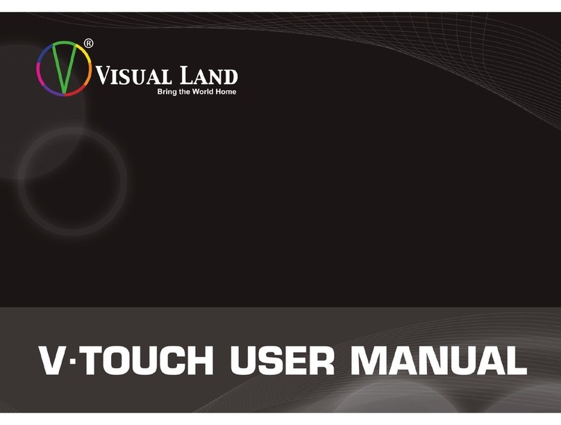 Visual Land VL875 8GB Manuel utilisateur