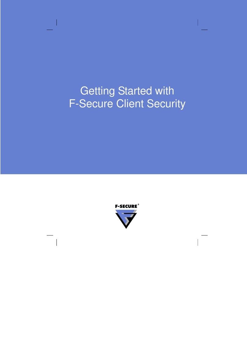 F-SECURE ANTI-VIRUS FOR MICROSOFT EXCHANGE 8.00 - Manuel utilisateur