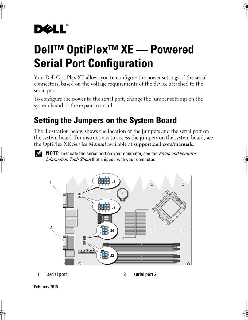 Dell OptiPlex XE Guide rapide