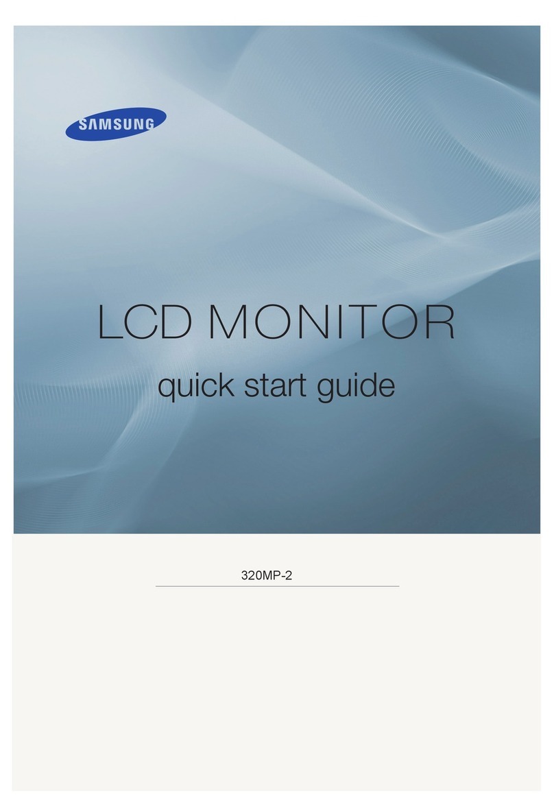 Samsung 320MP-2 - SyncMaster - 32" LCD Flat Panel... Manuel utilisateur