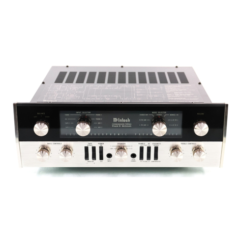 McIntosh C22CE Manuel utilisateur