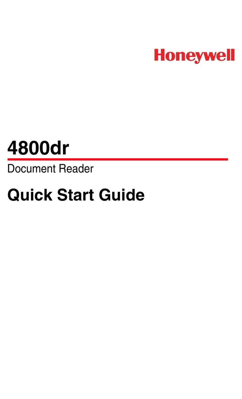 Honeywell 4800dr - Document Camera Manuel utilisateur