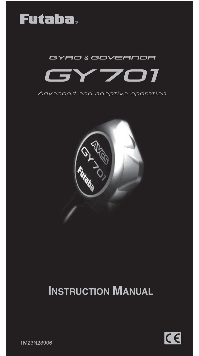 FUTABA GY701 Manuel utilisateur