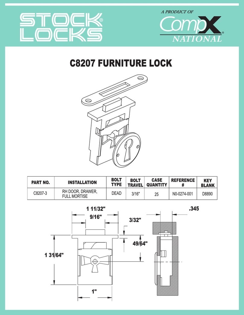 COMPX C8207 Mode d’emploi COMPX C8207 Mode d’emploi