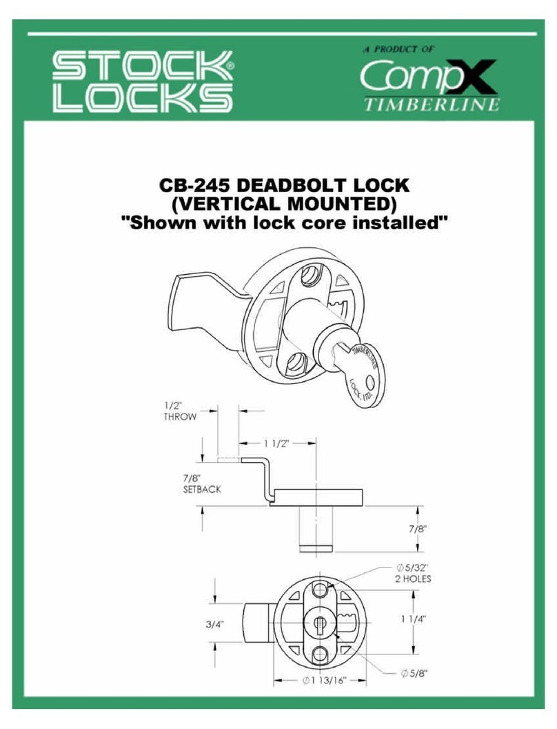 COMPX Timberline CB-245 Manuel utilisateur