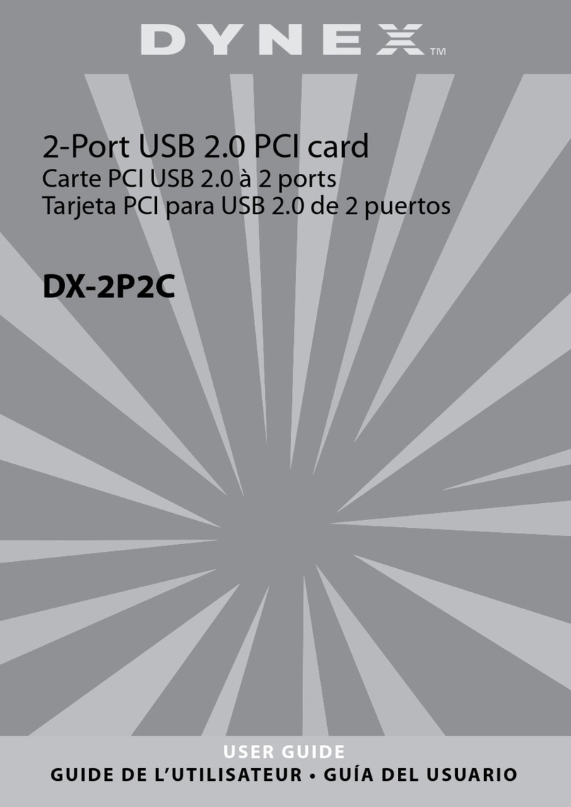 Dynex DX-2P2C Manuel utilisateur