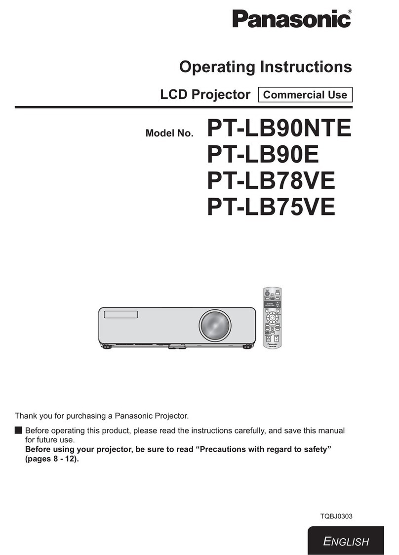 Panasonic PT-LB75VE Manuel utilisateur