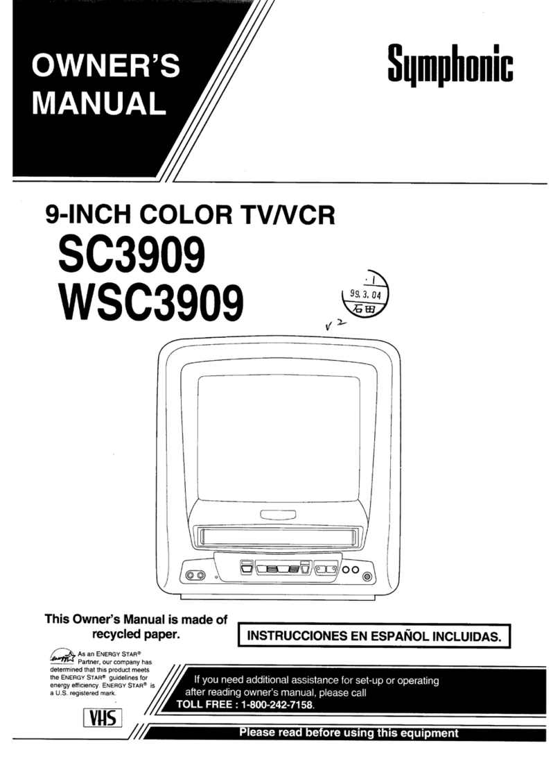 Symphonic SC3909 Manuel utilisateur