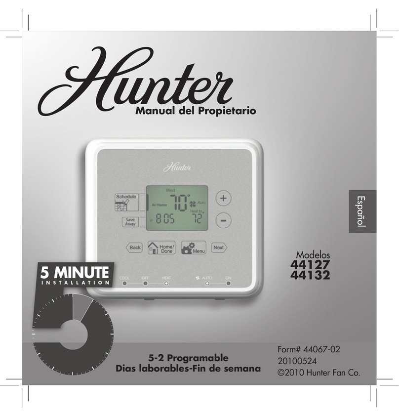 Hunter 42122 Guide de l'utilisateur