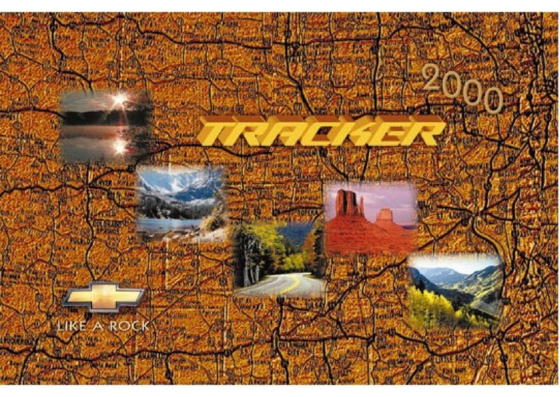 Chevrolet 2000 tracker Manuel utilisateur