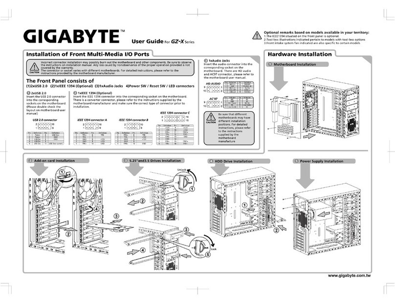 Gigabyte GZ-X1 Manuel utilisateur