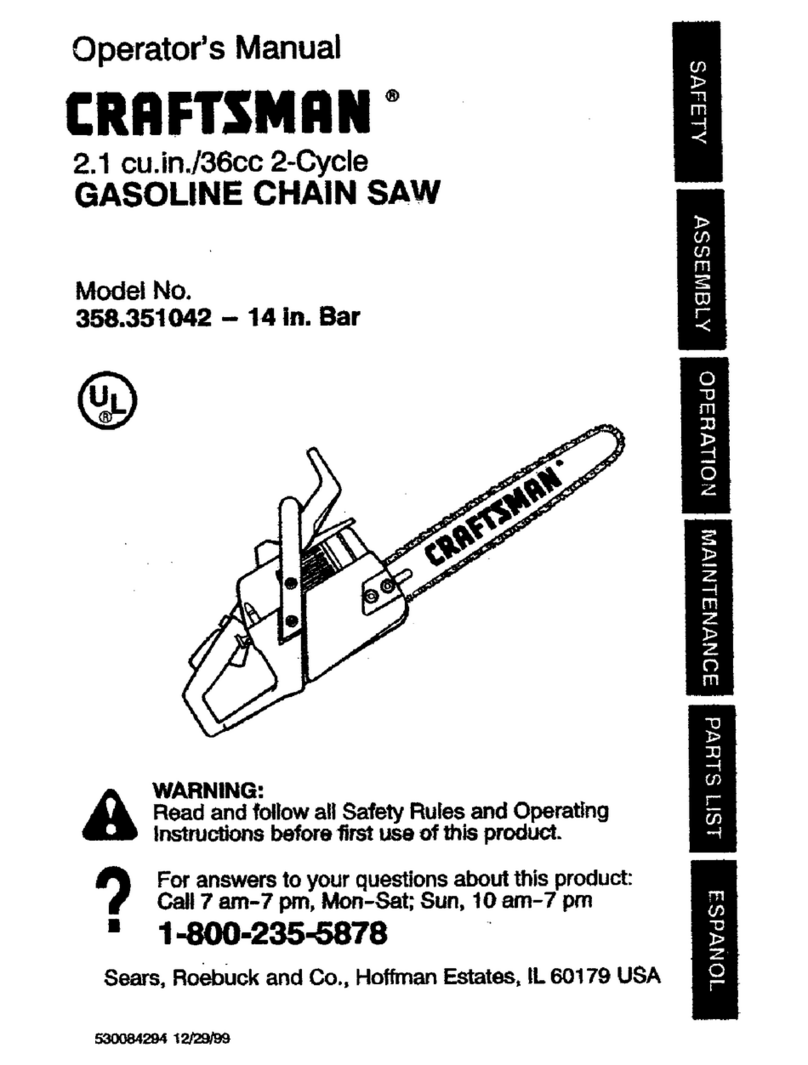 Craftsman 358.351042 Manuel utilisateur