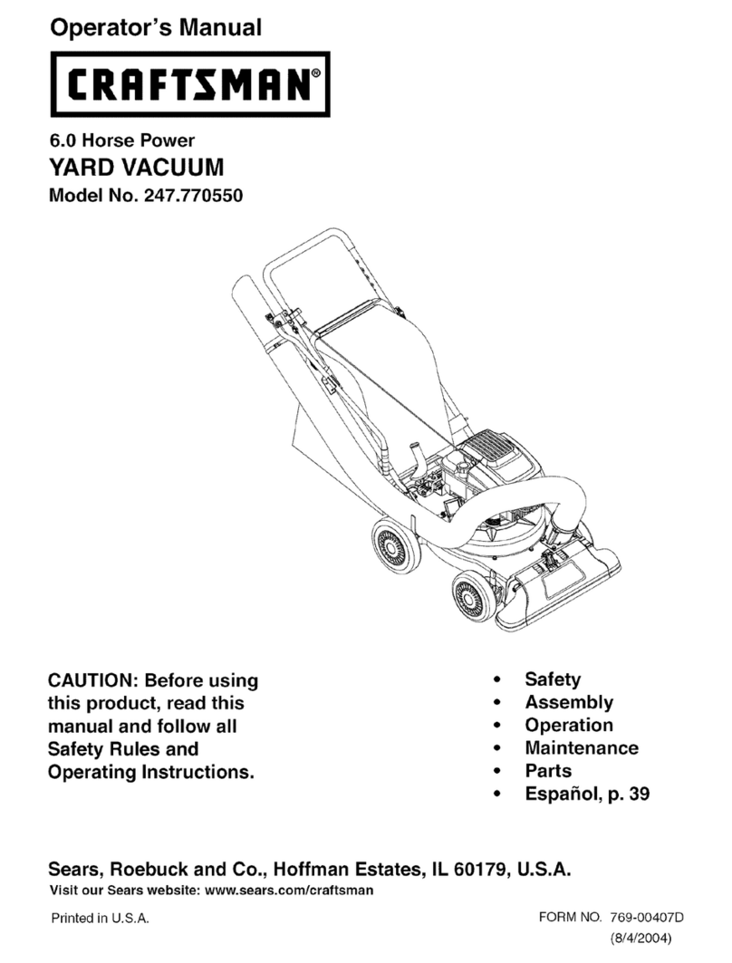 Craftsman 247-770550 Manuel utilisateur