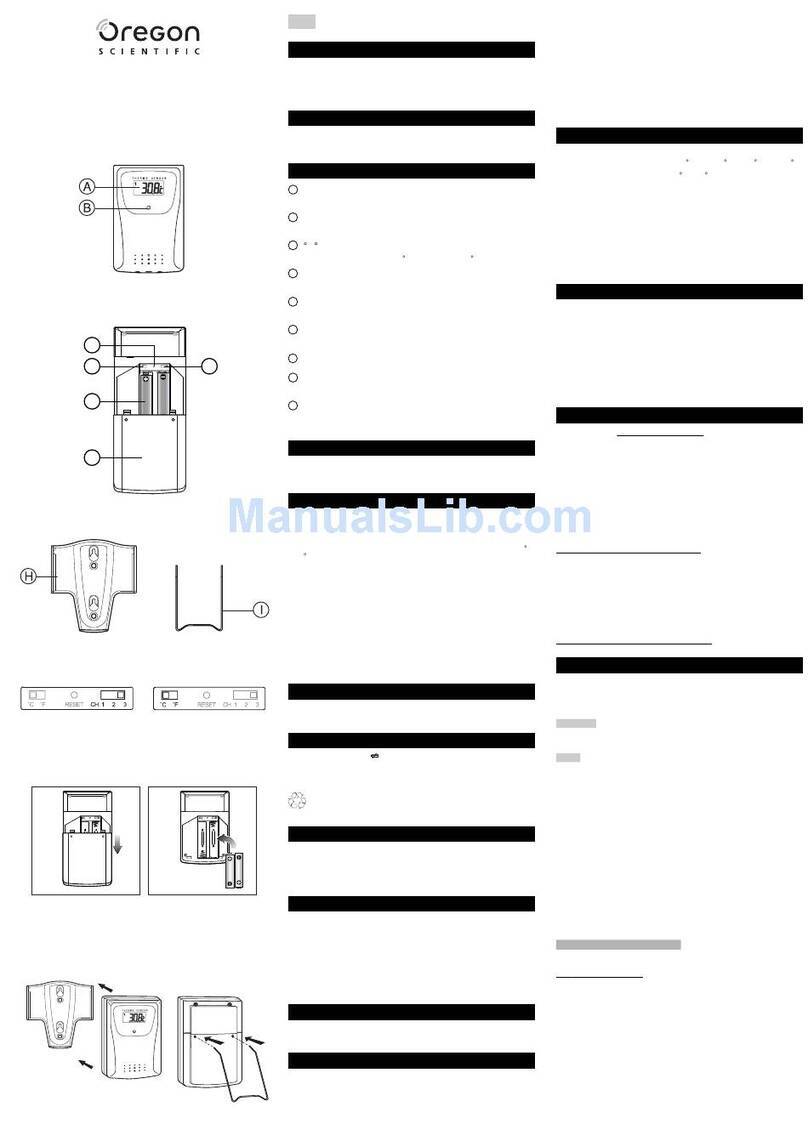 Oregon Scientific THR28 Manuel utilisateur