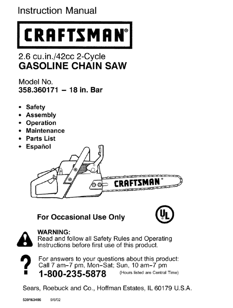 Craftsman 358.360171 Manuel utilisateur