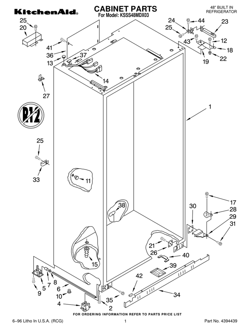KitchenAid FOR THE WAY IT'S MADE KSSS48MDX03 Manuel utilisateur