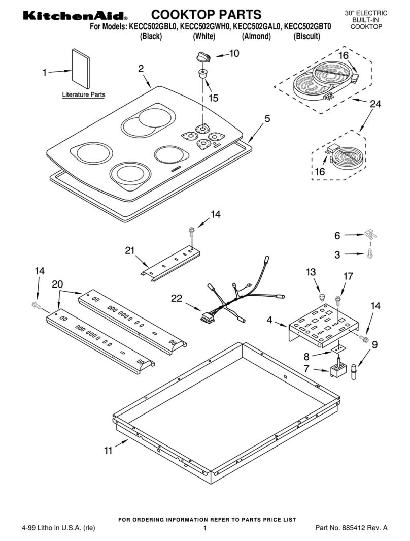KitchenAid KECC502GAL0 Manuel utilisateur KitchenAid KECC502GAL0 Manuel utilisateur