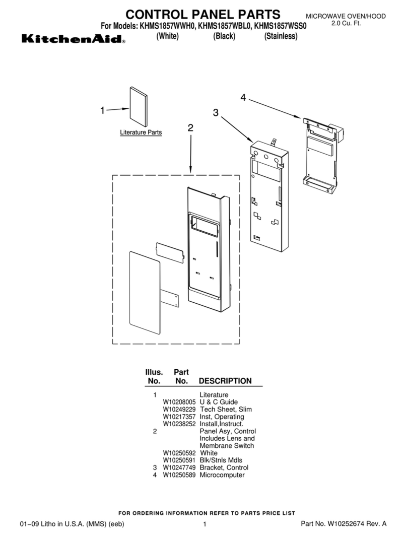KitchenAid KHMS1857WBL0 Manuel utilisateur