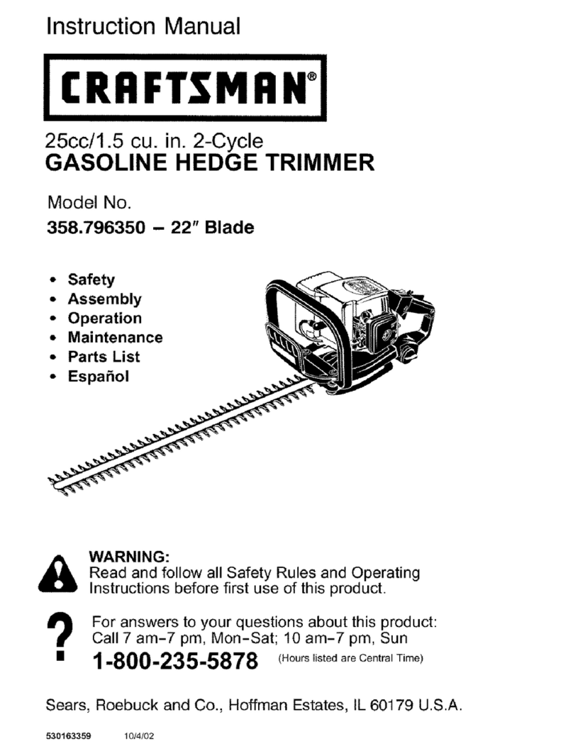Craftsman 358.796350 Manuel utilisateur