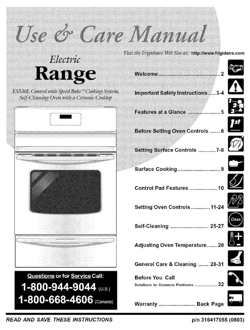 Frigidaire FEFL79JCB Manuel utilisateur