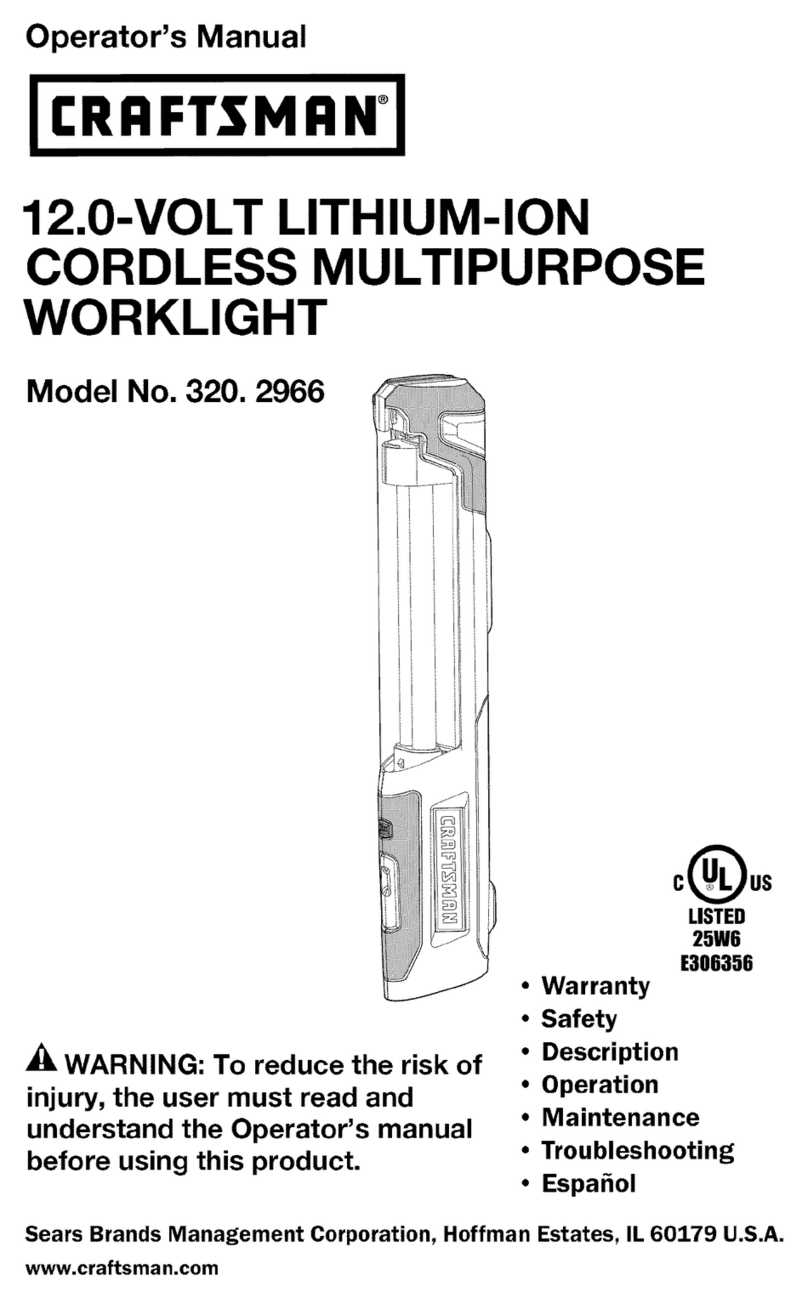 Craftsman 320.2966 Manuel utilisateur