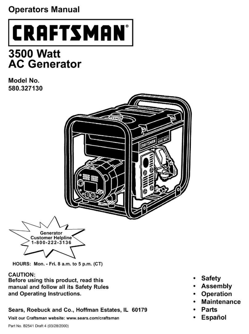 Craftsman 580.327130 Manuel utilisateur