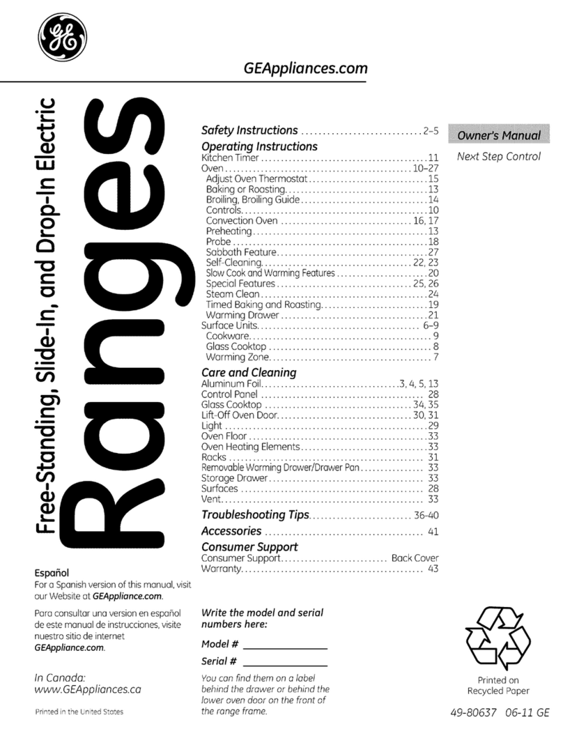 GE PS978STSS Manuel utilisateur
