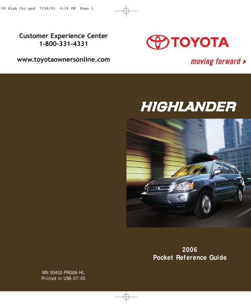 Toyota Highlander  guide Manuel utilisateur