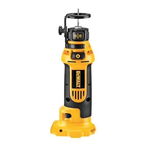 DeWalt DC550 Manuel utilisateur