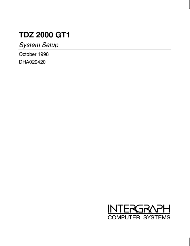 Intergraph TDZ 2000 GT1 Manuel utilisateur