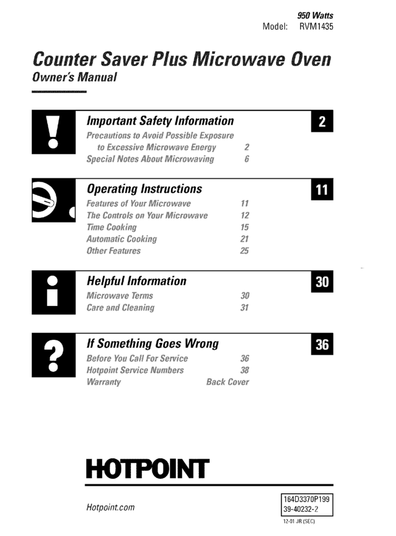 Hotpoint RVM1435 Manuel utilisateur