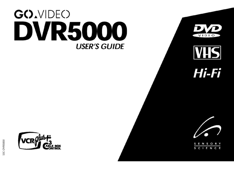 GoVideo DVR5000 Manuel utilisateur