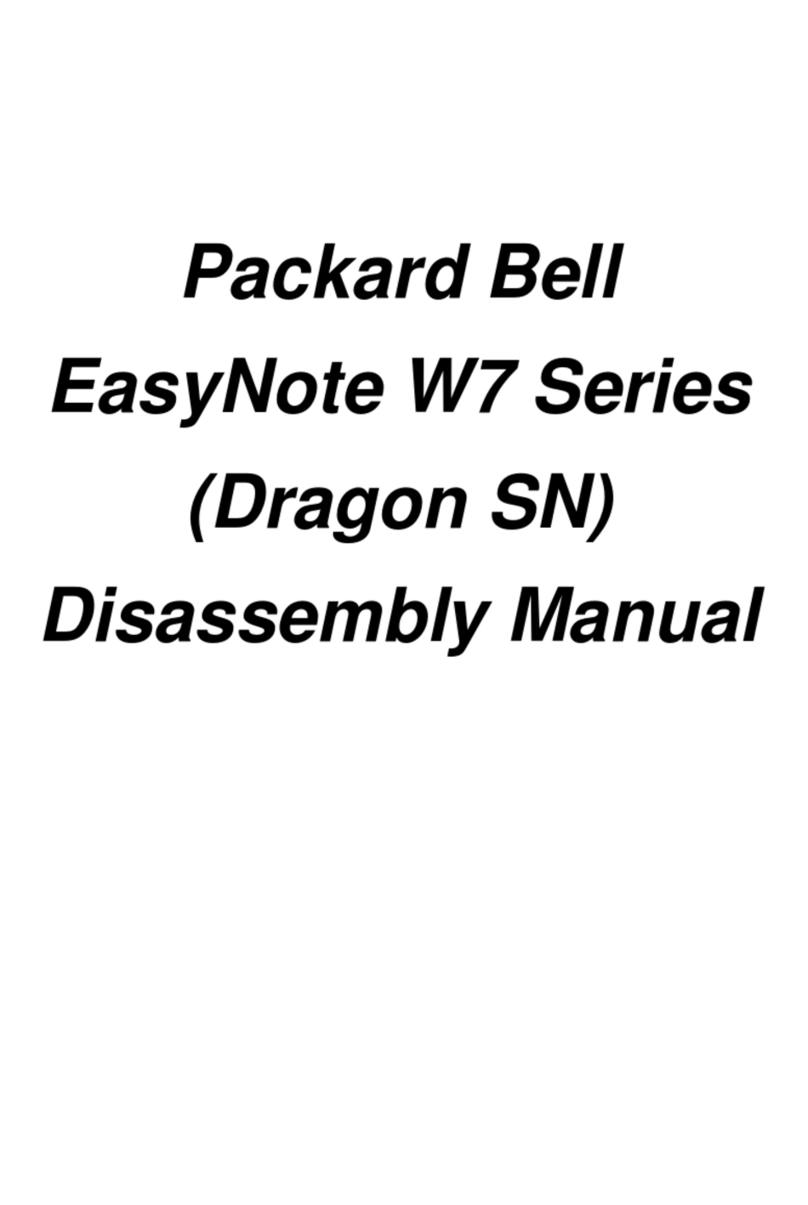Packard Bell W7 Series Instructions d'installation