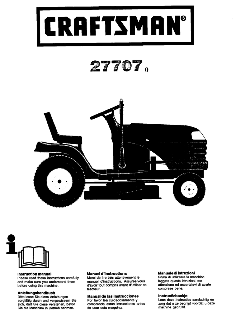 Craftsman 27707 Manuel utilisateur