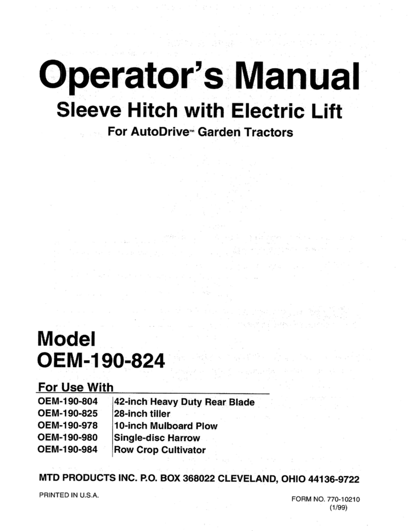 MTD OEM-190-824 Manuel utilisateur