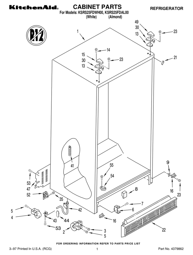 KitchenAid KSRS25FDAL00 Manuel utilisateur