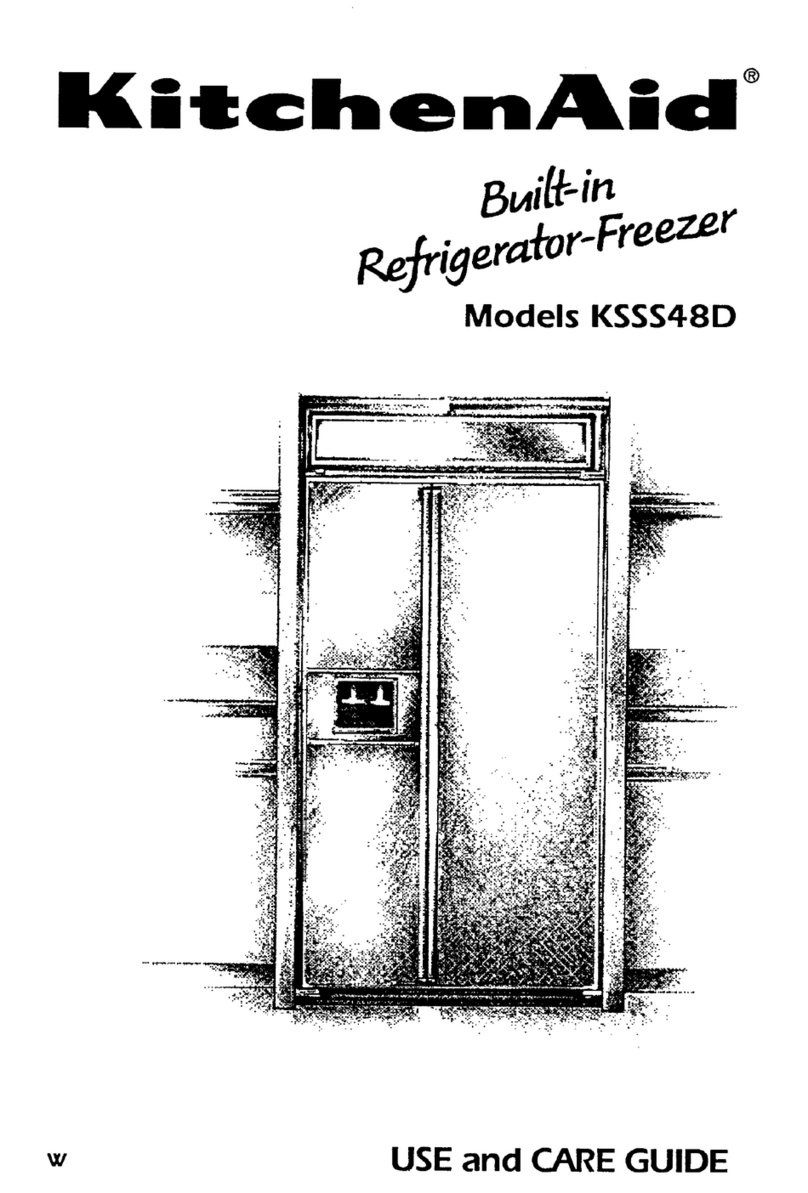 KitchenAid KSSS48D Manuel utilisateur