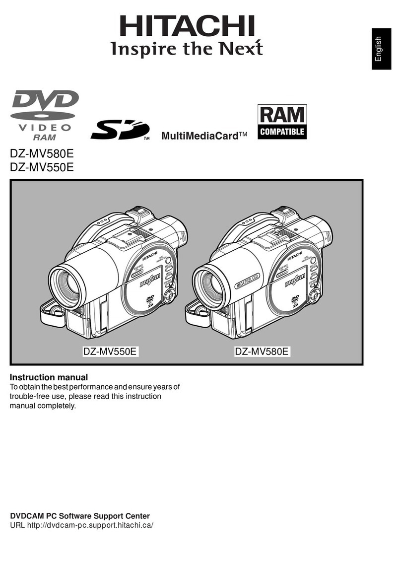 Hitachi DZ-MV550E Manuel utilisateur Hitachi DZ-MV550E Manuel utilisateur
