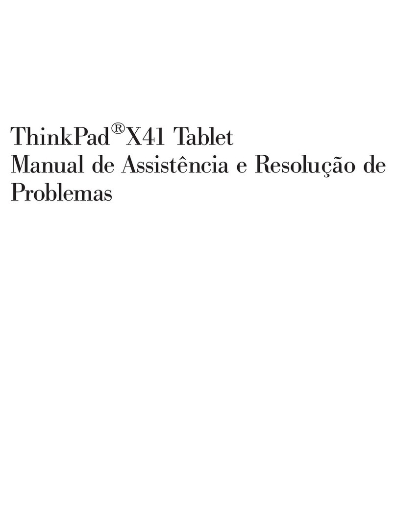 Lenovo 1866 - ThinkPad X41 Tablet Mode d’emploi