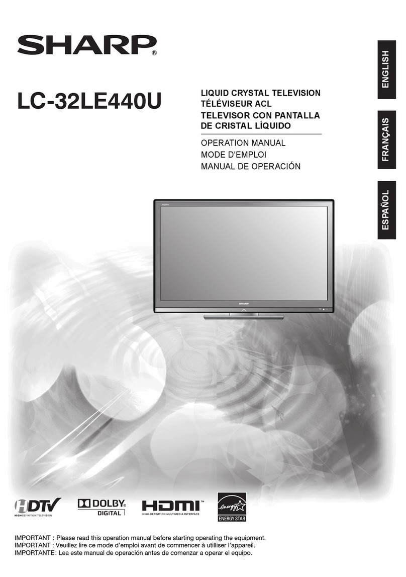 Sharp LC-32LE440U Manuel utilisateur