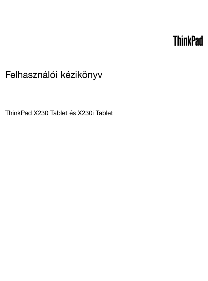 Lenovo ThinkPad X230 Tablet Manuel utilisateur