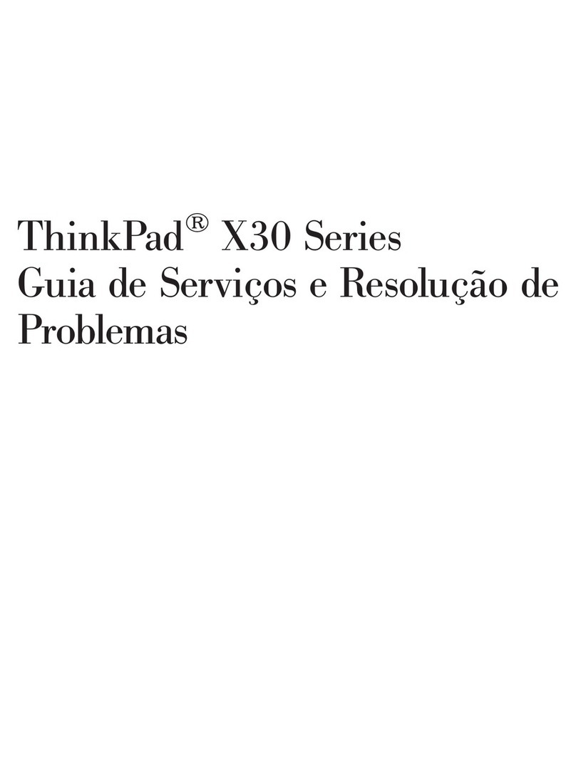 Lenovo THINKPAD X31 Manuel de formation