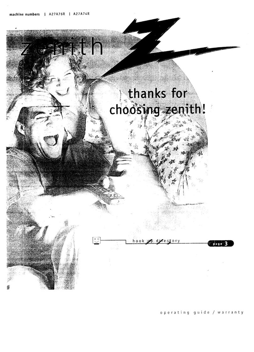 Zenith A27A74R Manuel utilisateur