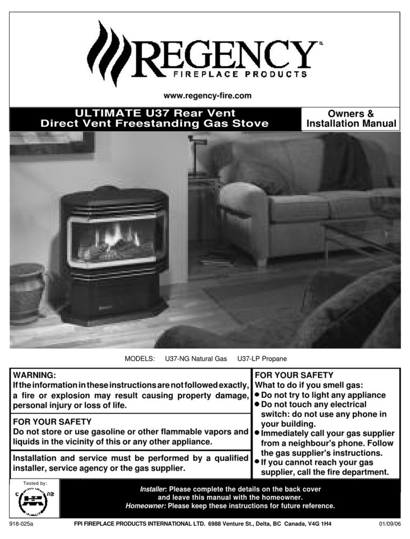 Regency ULTIMATE U37-LP Guide de démarrage rapide