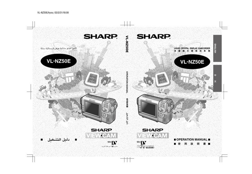Sharp ViewCam VL-NZ50E Manuel utilisateur