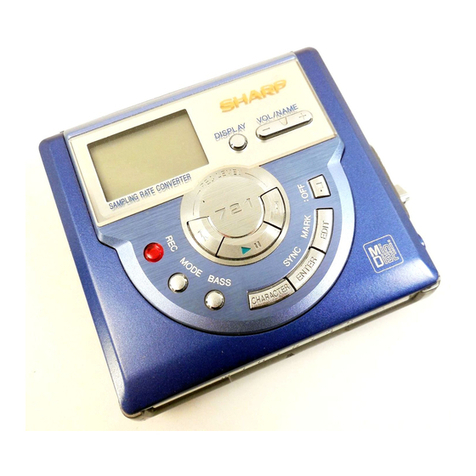 Sharp MD-MS721H Manuel utilisateur