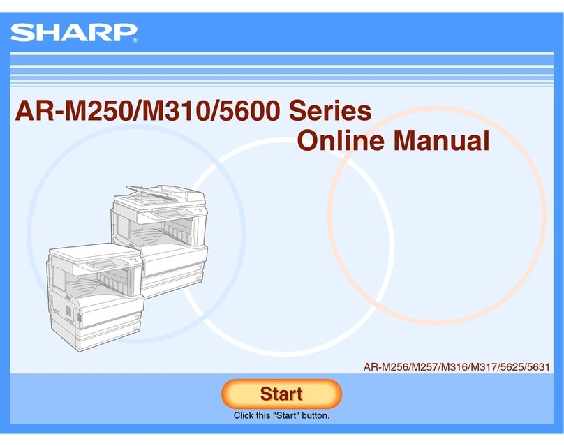 Sharp AR-5600 series Online Guide de configuration