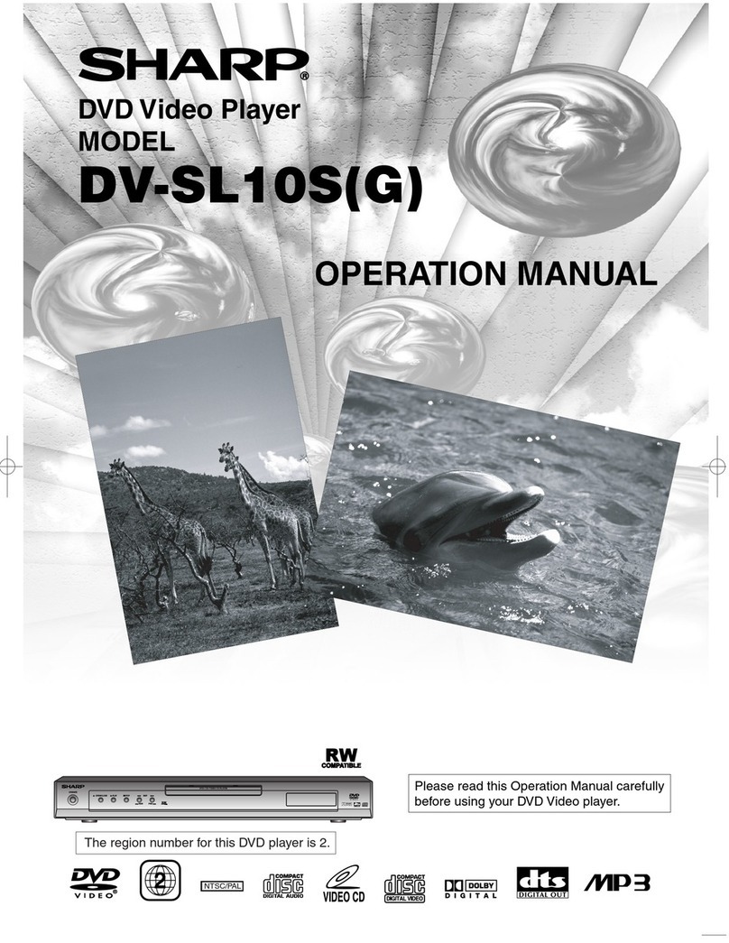 Sharp DV-SL10S(G) Manuel utilisateur